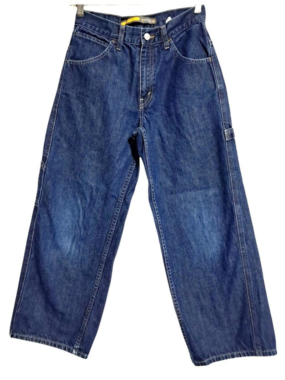 Y2K Levi’s Silvertab Baggy Jeans Boys Size 12 R Relaxed Loose Fit Dark Wash Deni